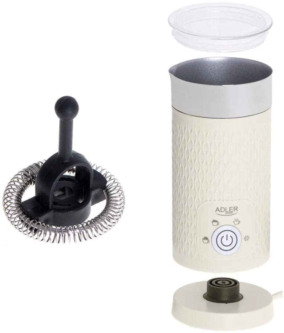 Aparat de spumare a laptelui Adler AD 4495 (White)