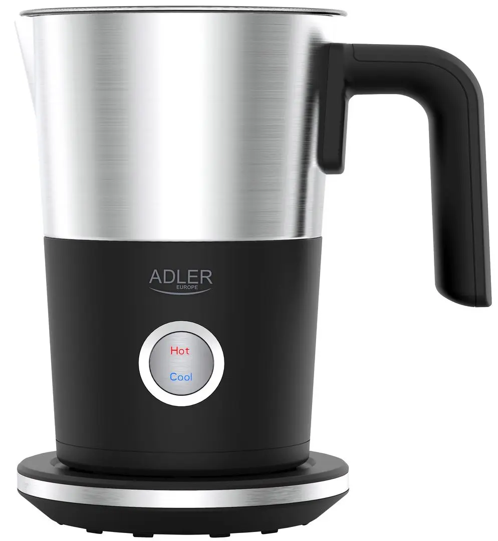 Aparat de spumare a laptelui Adler AD 4497 (Black/Inox)