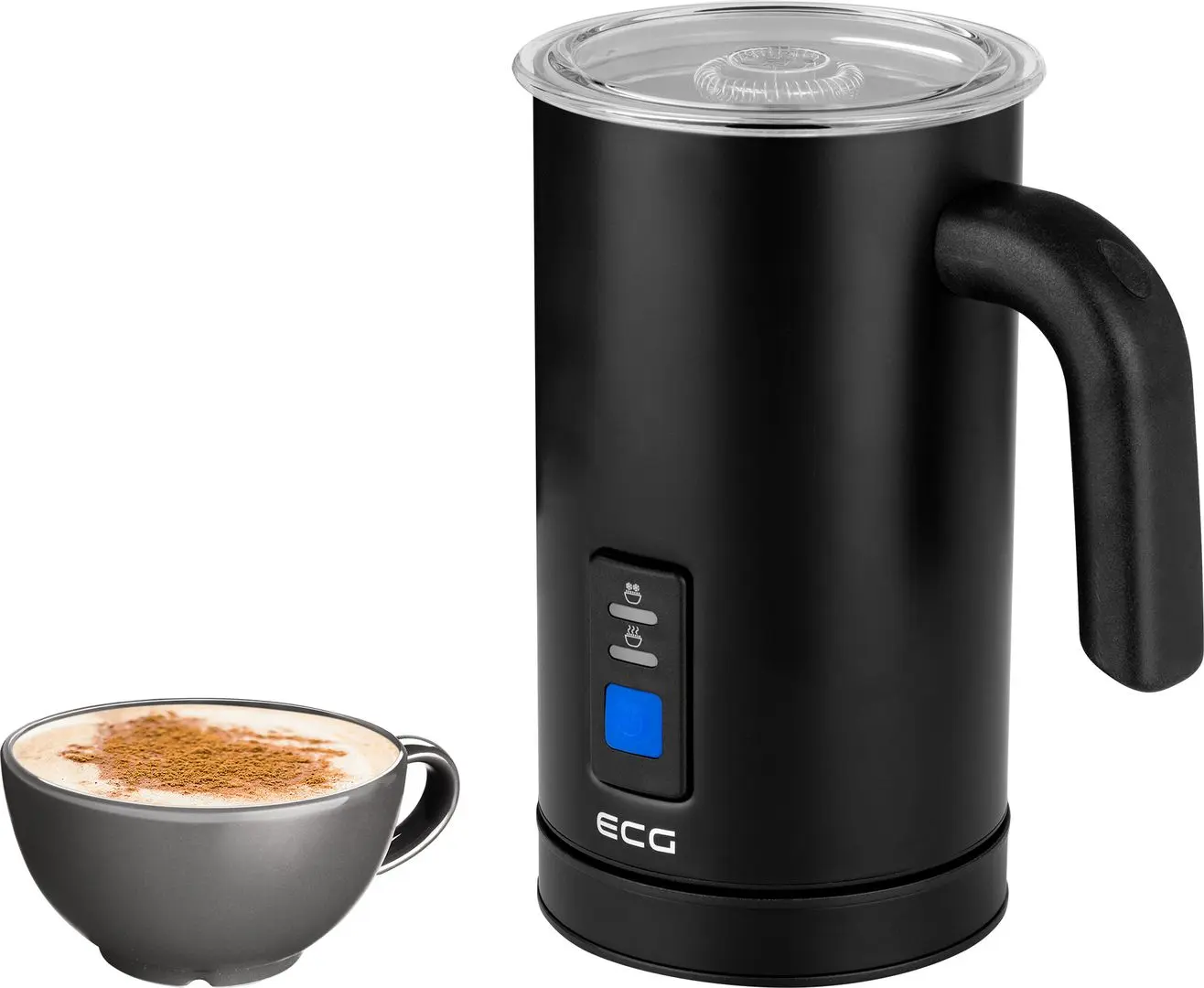 Aparat de spumare a laptelui ECG NM 119 (Black)