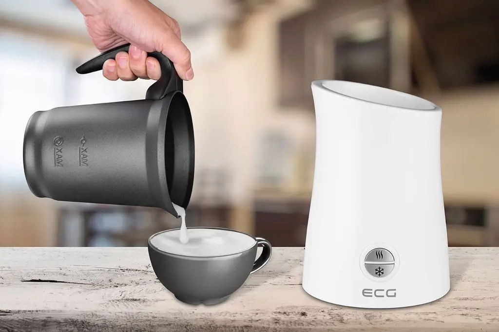 Aparat de spumare a laptelui ECG NM 2255 Latte Art (White)