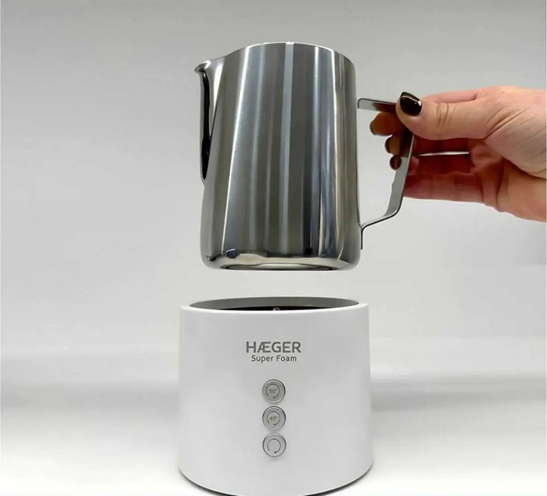 Вспениватель молока Haeger Super Foam (White/Inox) - 2