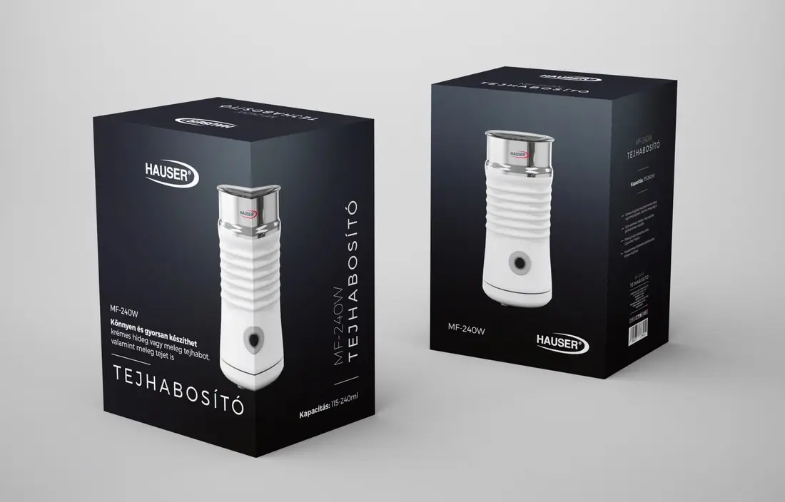 Aparat de spumare a laptelui Hauser MF-240W (White)