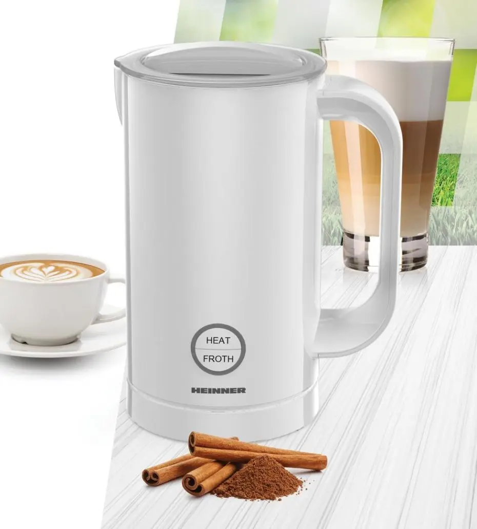 Aparat de spumare a laptelui Heinner HMFR-450WH (White)