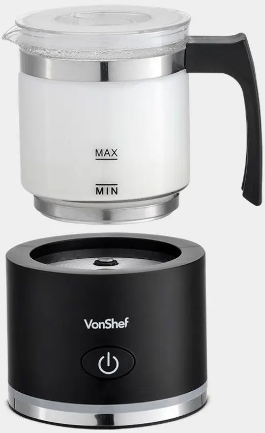 Aparat de spumare a laptelui VonShef Milk Frother 2000125 (Black)