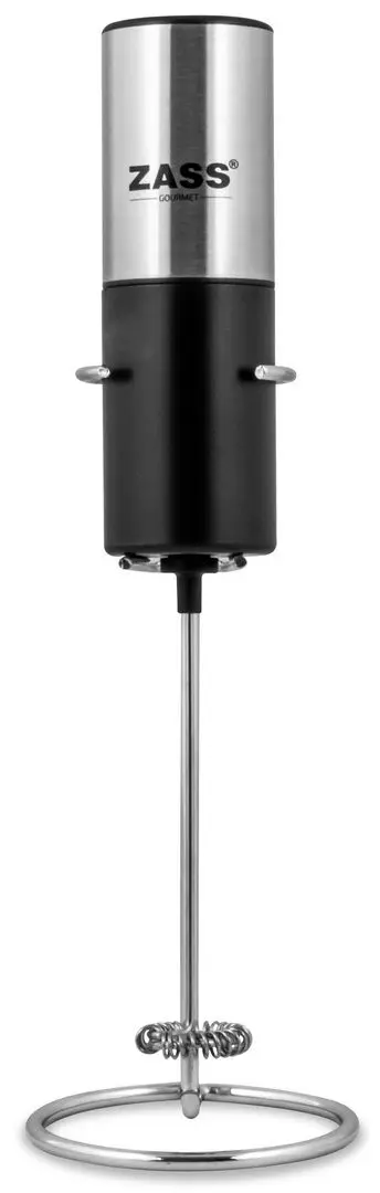 Вспениватель молока Zass Gourmet ZEMF 02 (Silver/Black)