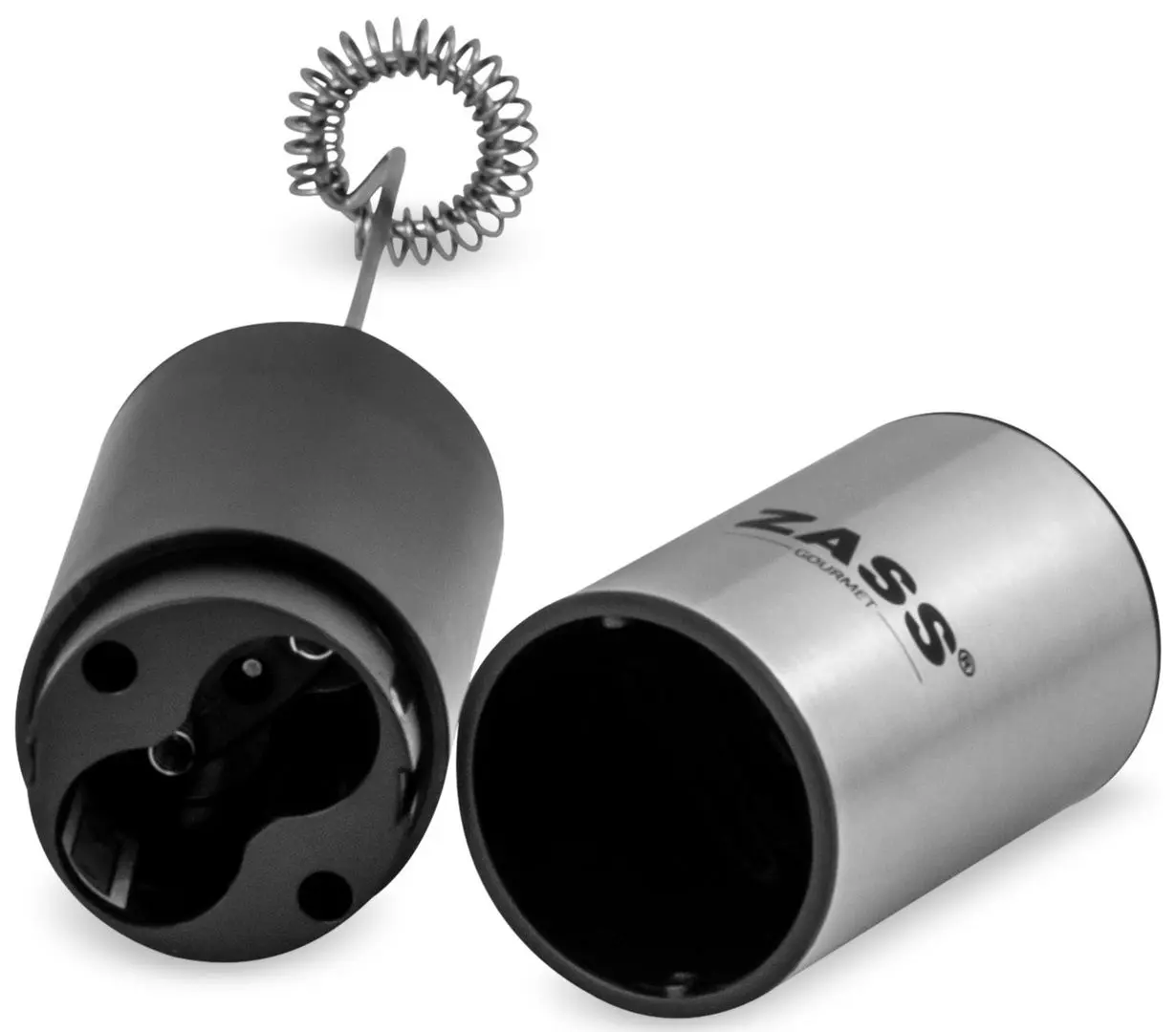 Вспениватель молока Zass Gourmet ZEMF 02 (Silver/Black)