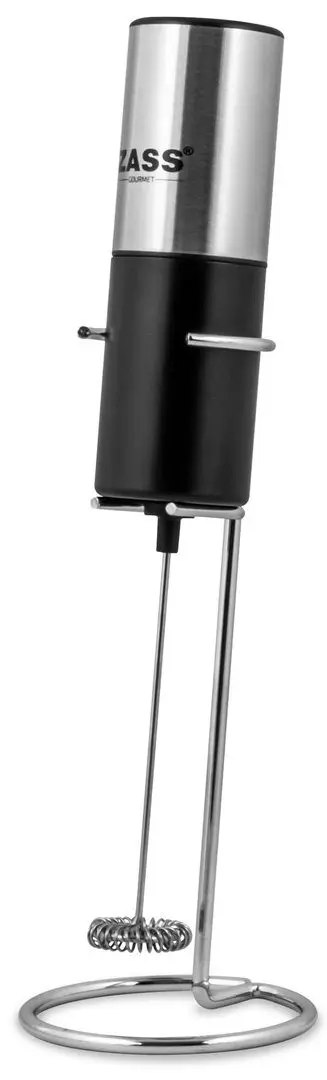Вспениватель молока Zass Gourmet ZEMF 02 (Silver/Black)