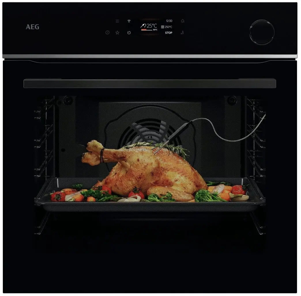 Встраиваемая электрическая духовка AEG 7000 MealAssist (Black)