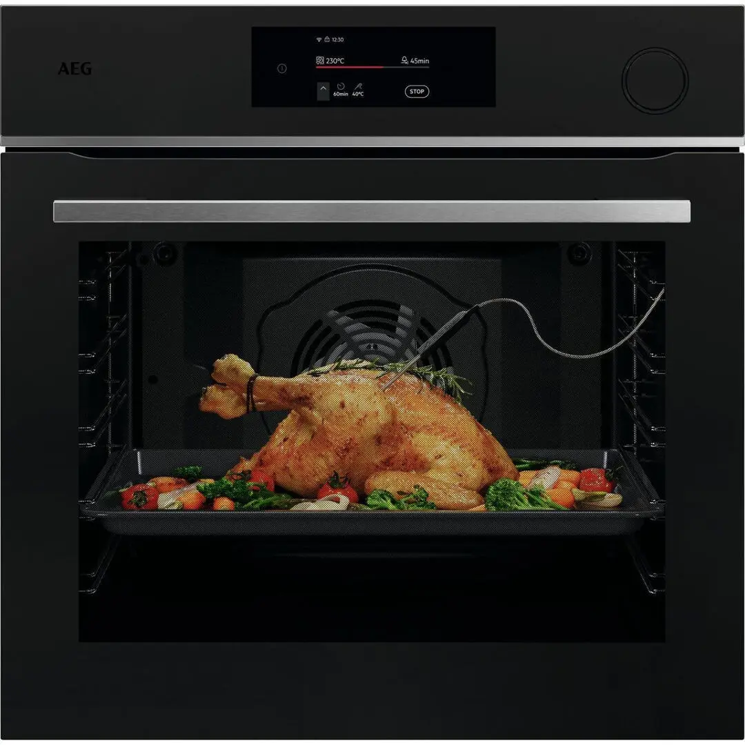 Встраиваемая электрическая духовка AEG TR7PB731ST (Black)