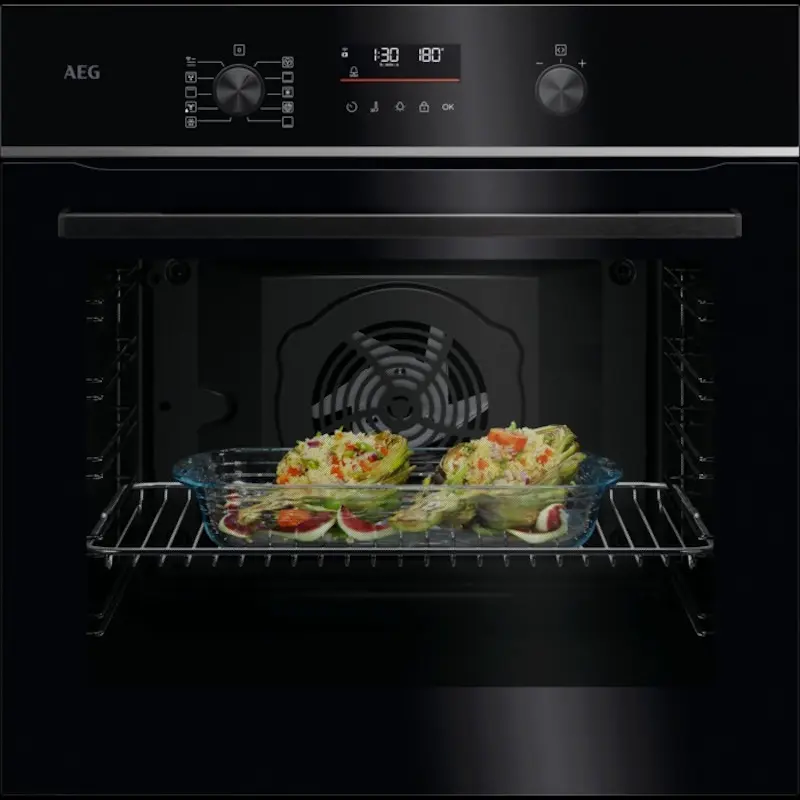 Встраиваемая электрическая духовка AEG TU5PB431SB (Black)