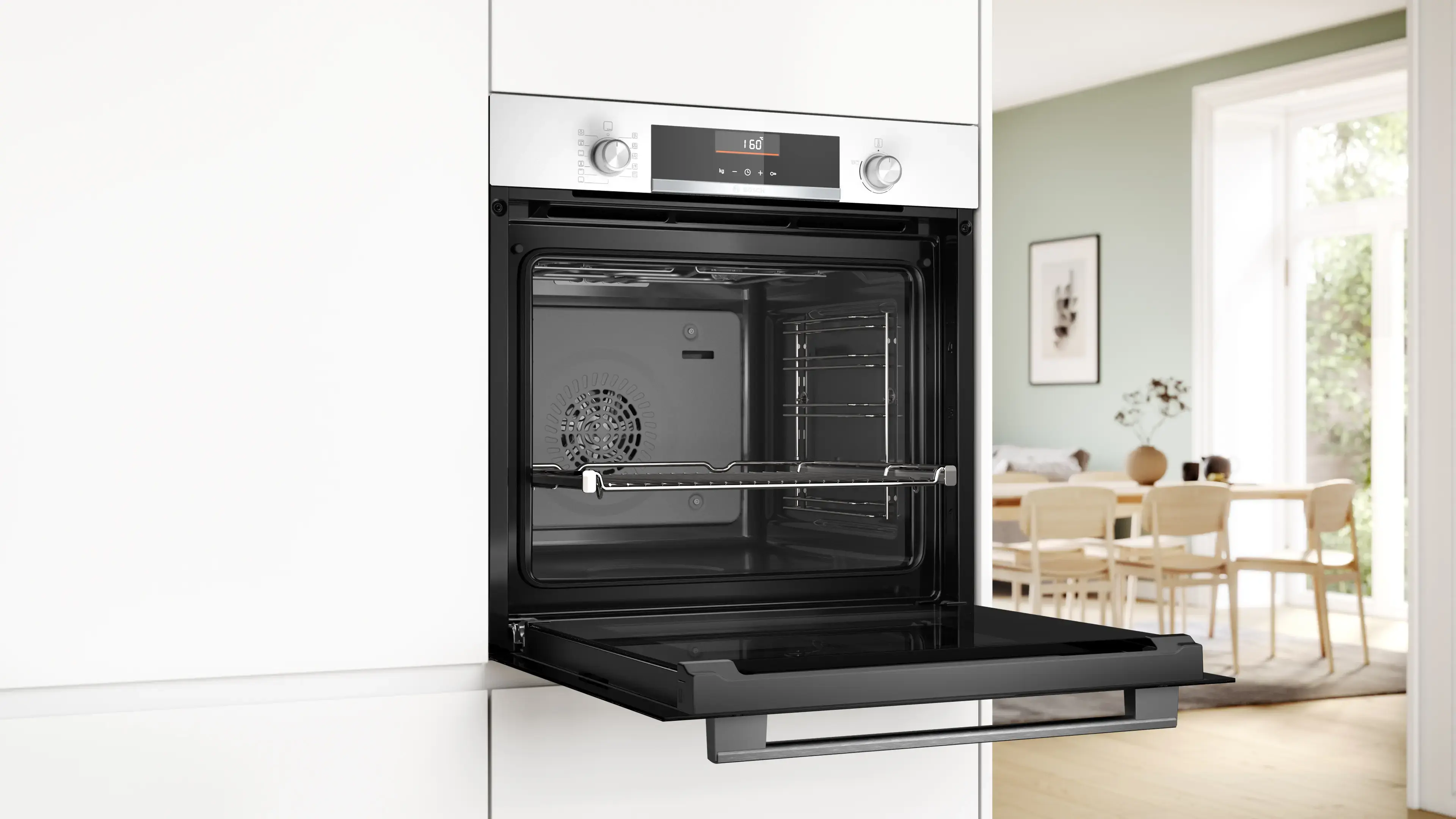 Встраиваемая электрическая духовка Bosch HBG536EW4 (White) - 3