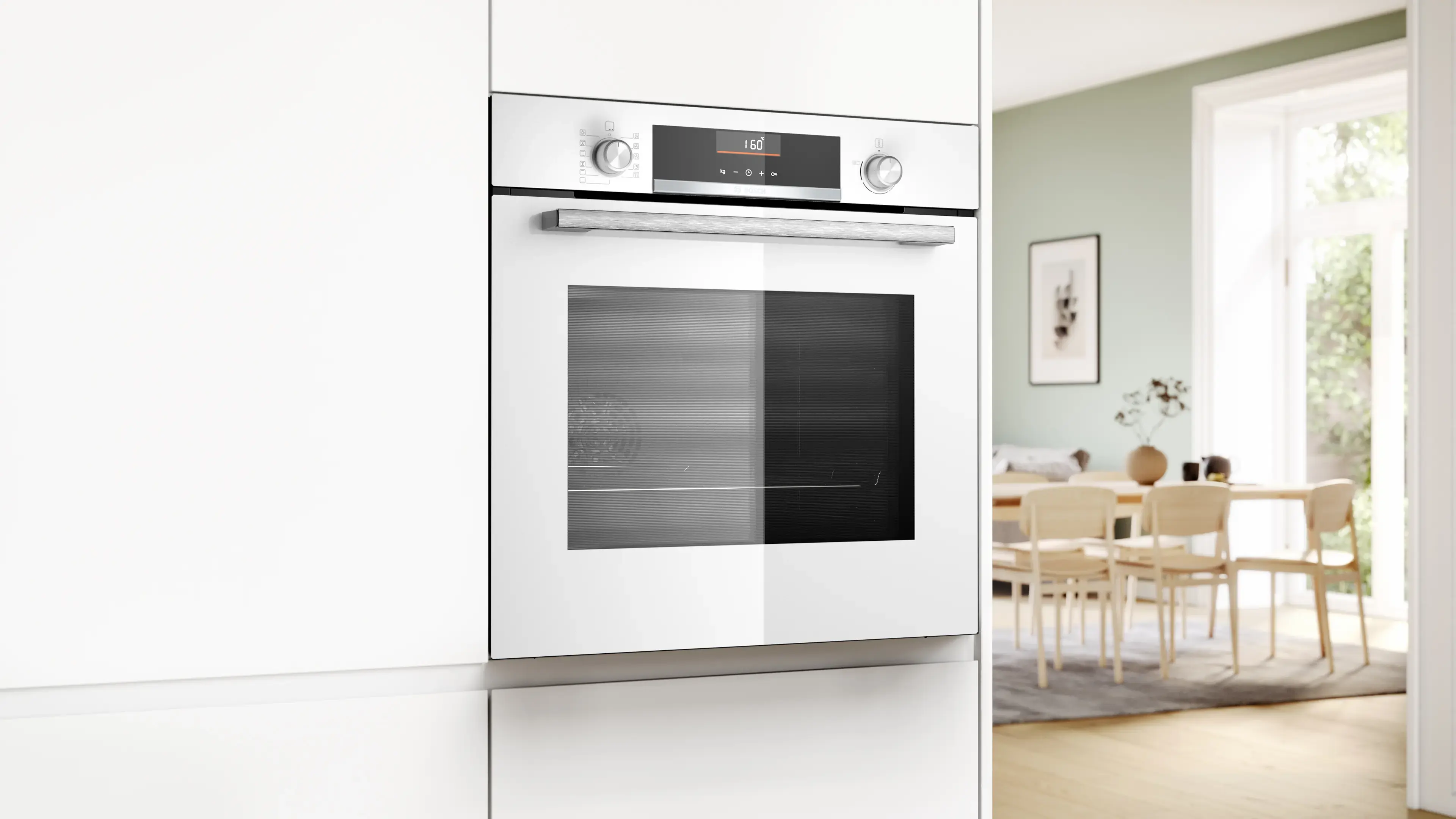 Встраиваемая электрическая духовка Bosch HBG536EW4 (White) - 4
