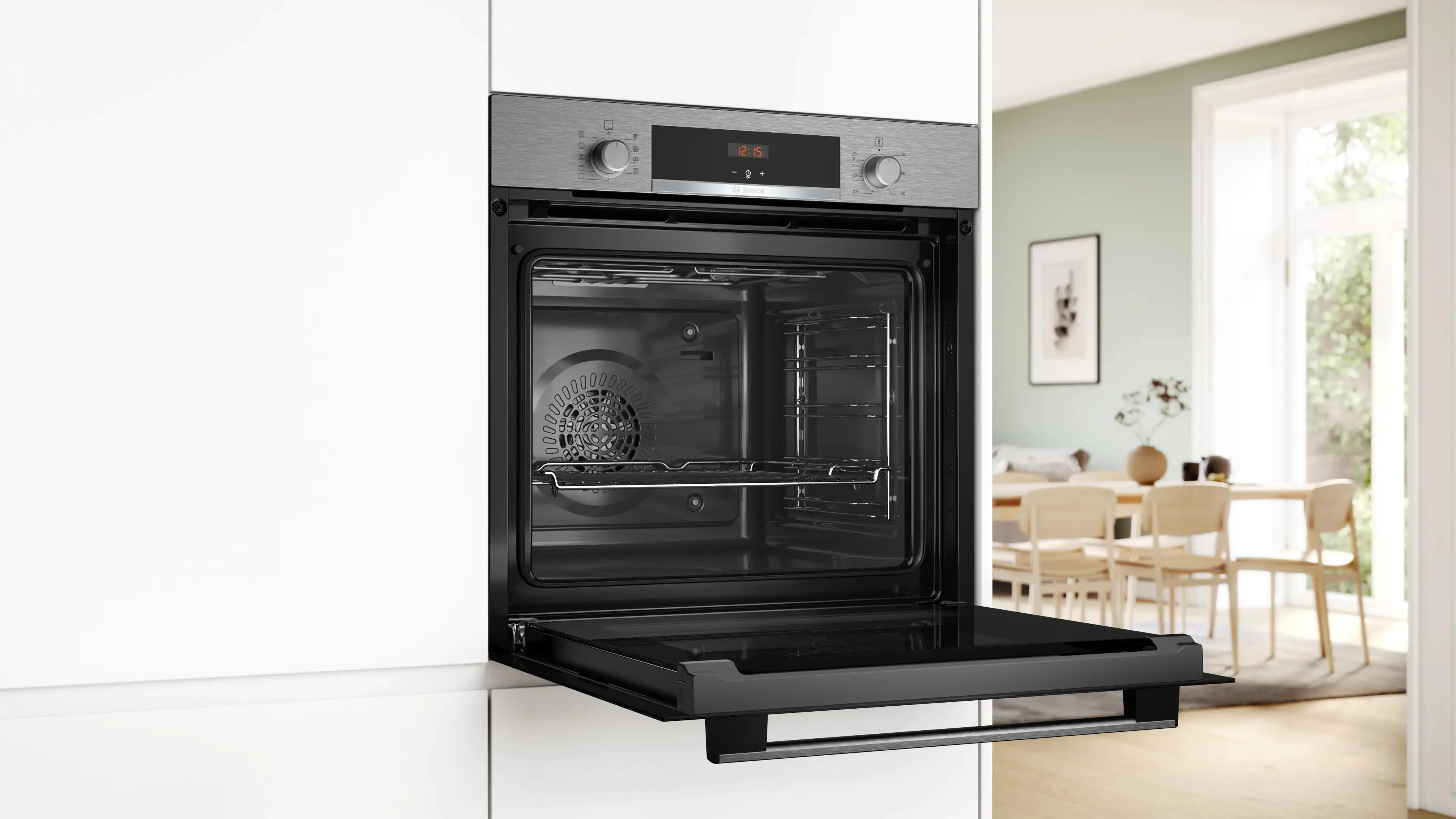 Cuptor electric incorporabil Bosch Series 4 HBA514BS3 (Black/Silver) - 3