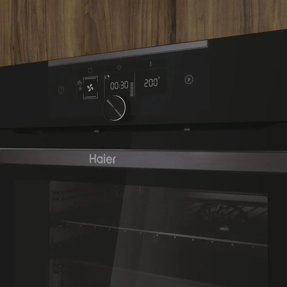 Cuptor electric incorporabil Haier I-Turn HWO60SM5F5BH (Black) - 2