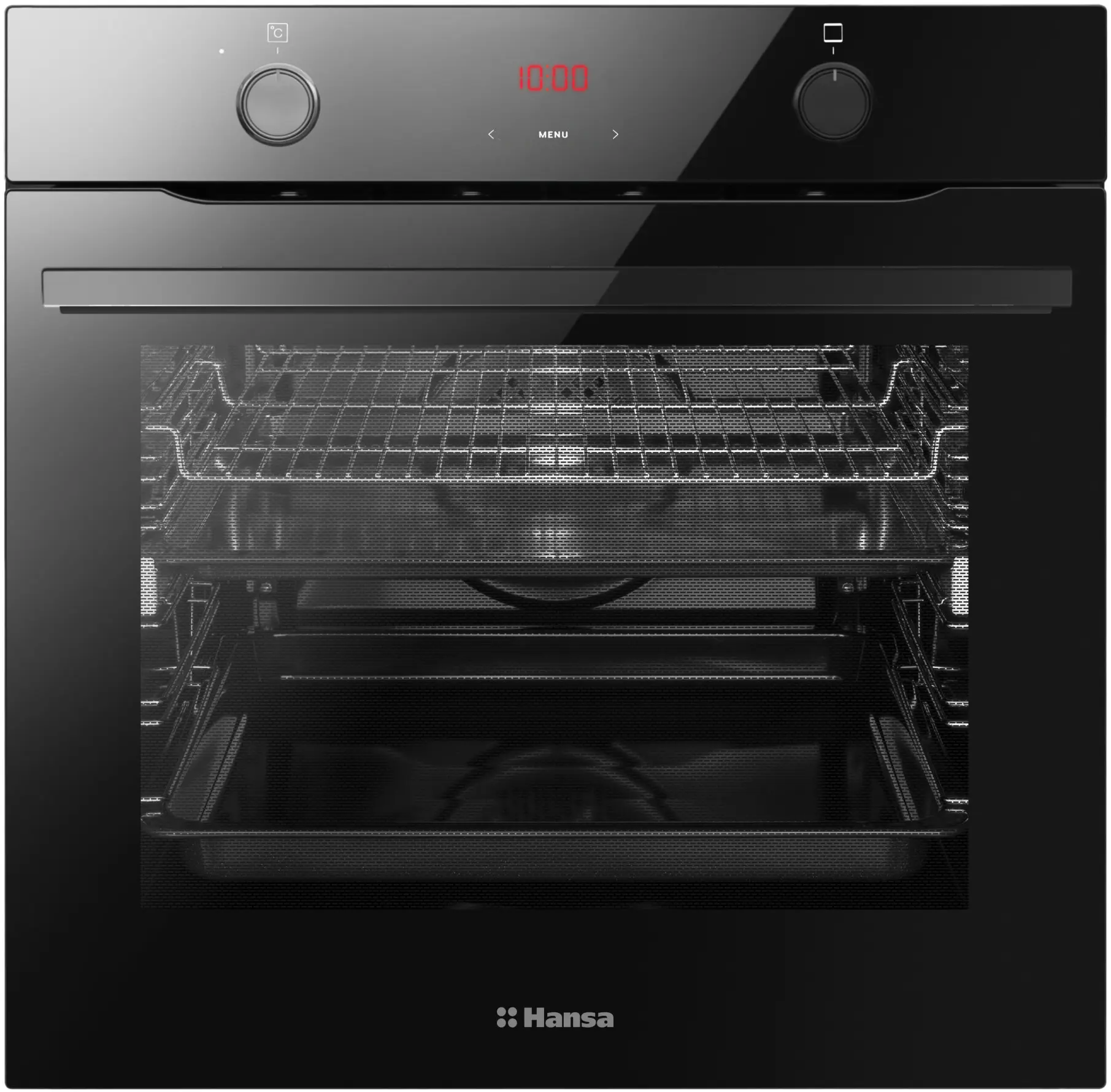Встраиваемая электрическая духовка Hansa BOES683020 (Black) - 2