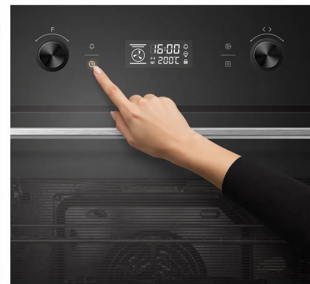 Встраиваемая электрическая духовка Heinner HBO-M7010GCDRP-GBK (Black) - 2