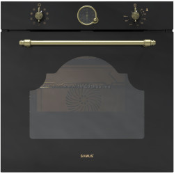 Встраиваемая электрическая духовка Samus SC630VTA9 (Black)
