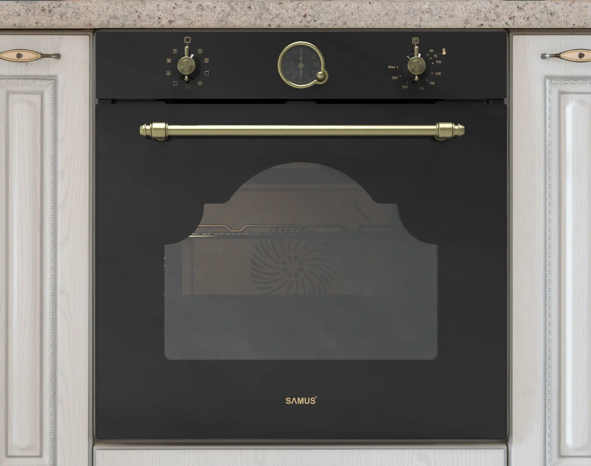 Встраиваемая электрическая духовка Samus SC630VTA9 (Black) - 6