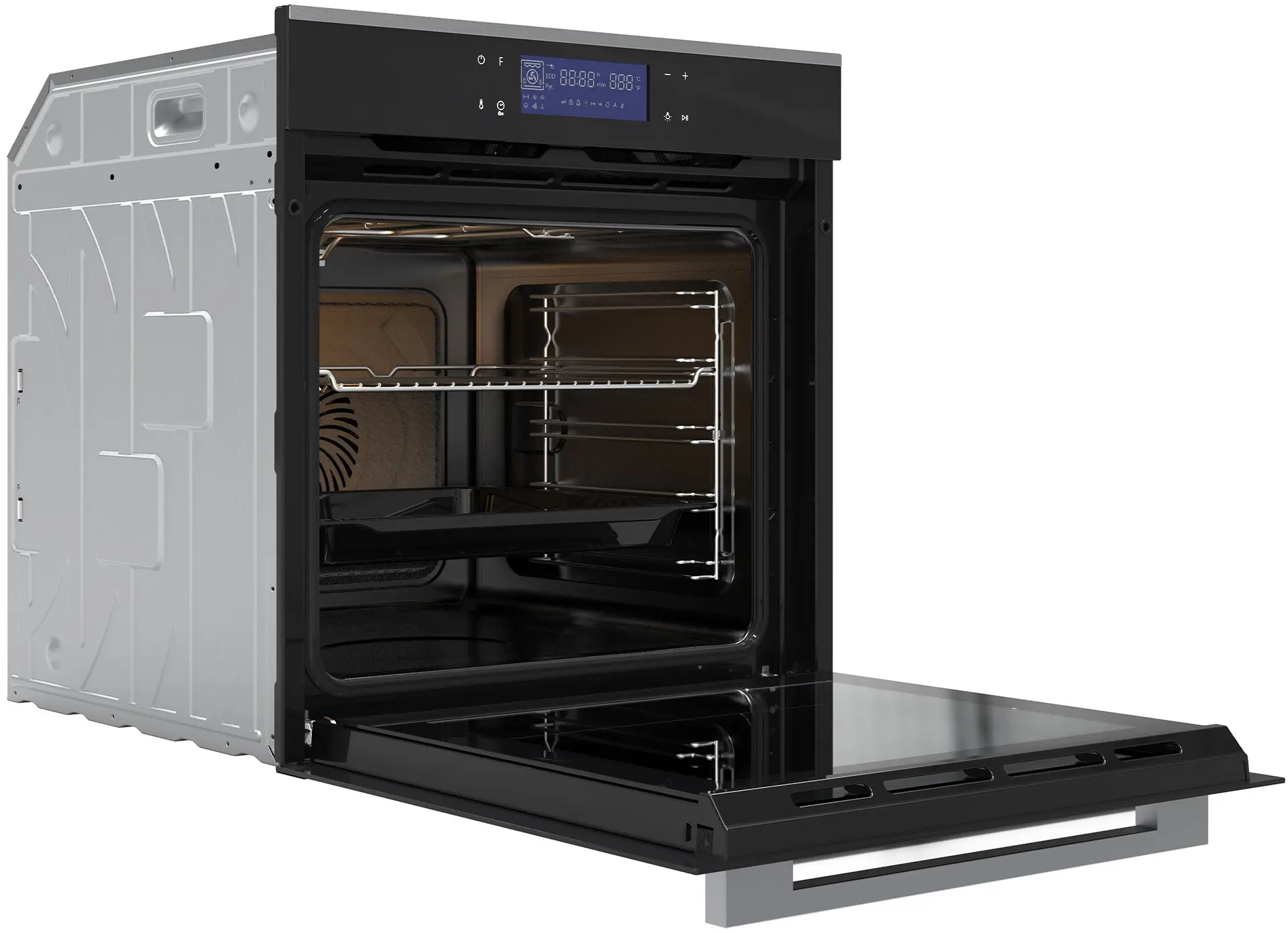 Встраиваемая электрическая духовка Samus SC632GDT13 (Black/Inox) - 2