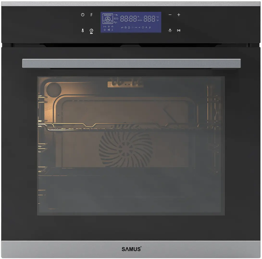 Встраиваемая электрическая духовка Samus SC632GDT13 (Black/Inox)