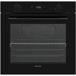 Встраиваемая электрическая духовка Sharp KA-70P19BNM-EU (Black)