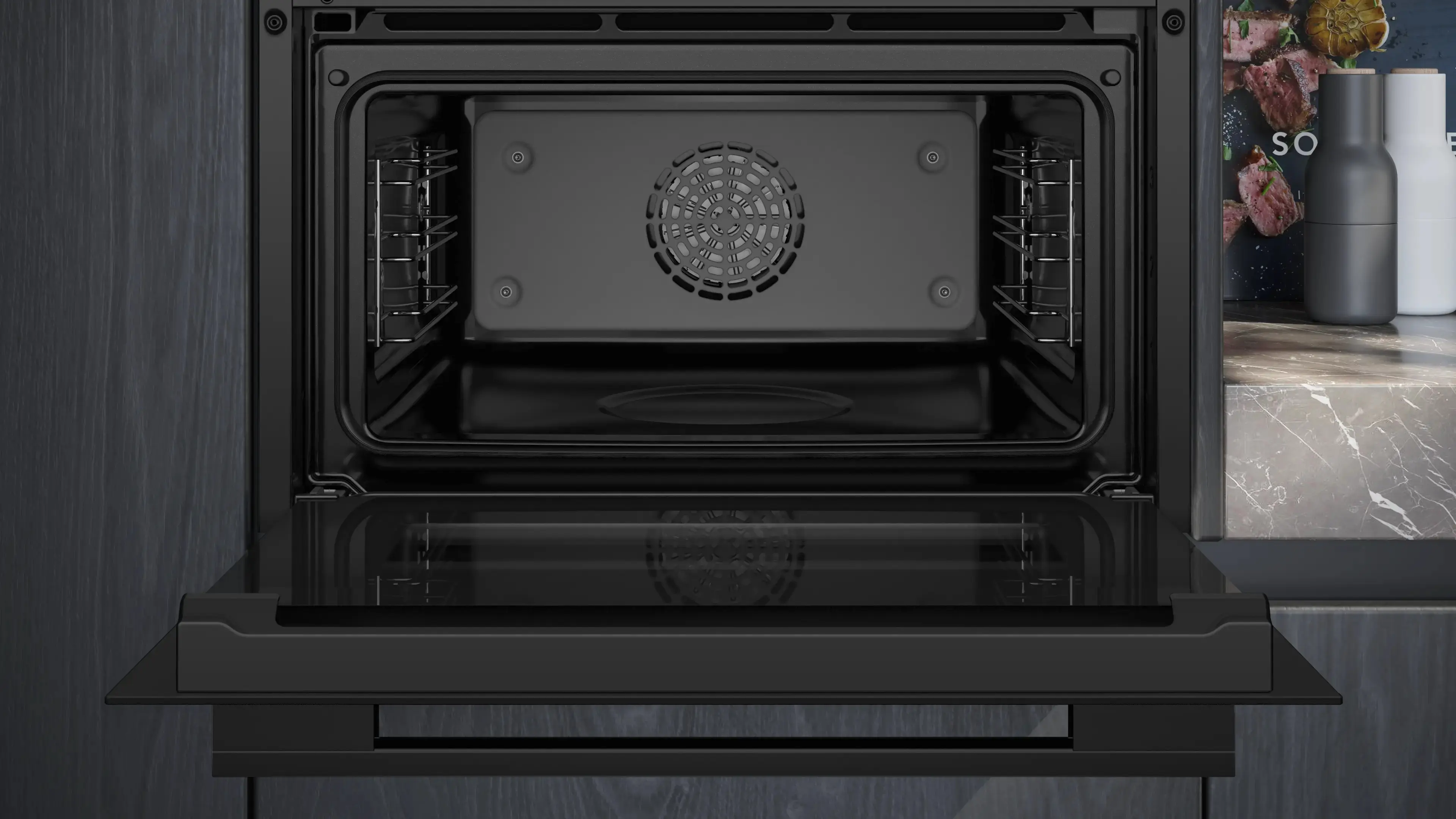 Встраиваемая электрическая духовка Siemens CS736G1B1 (Black) - 3