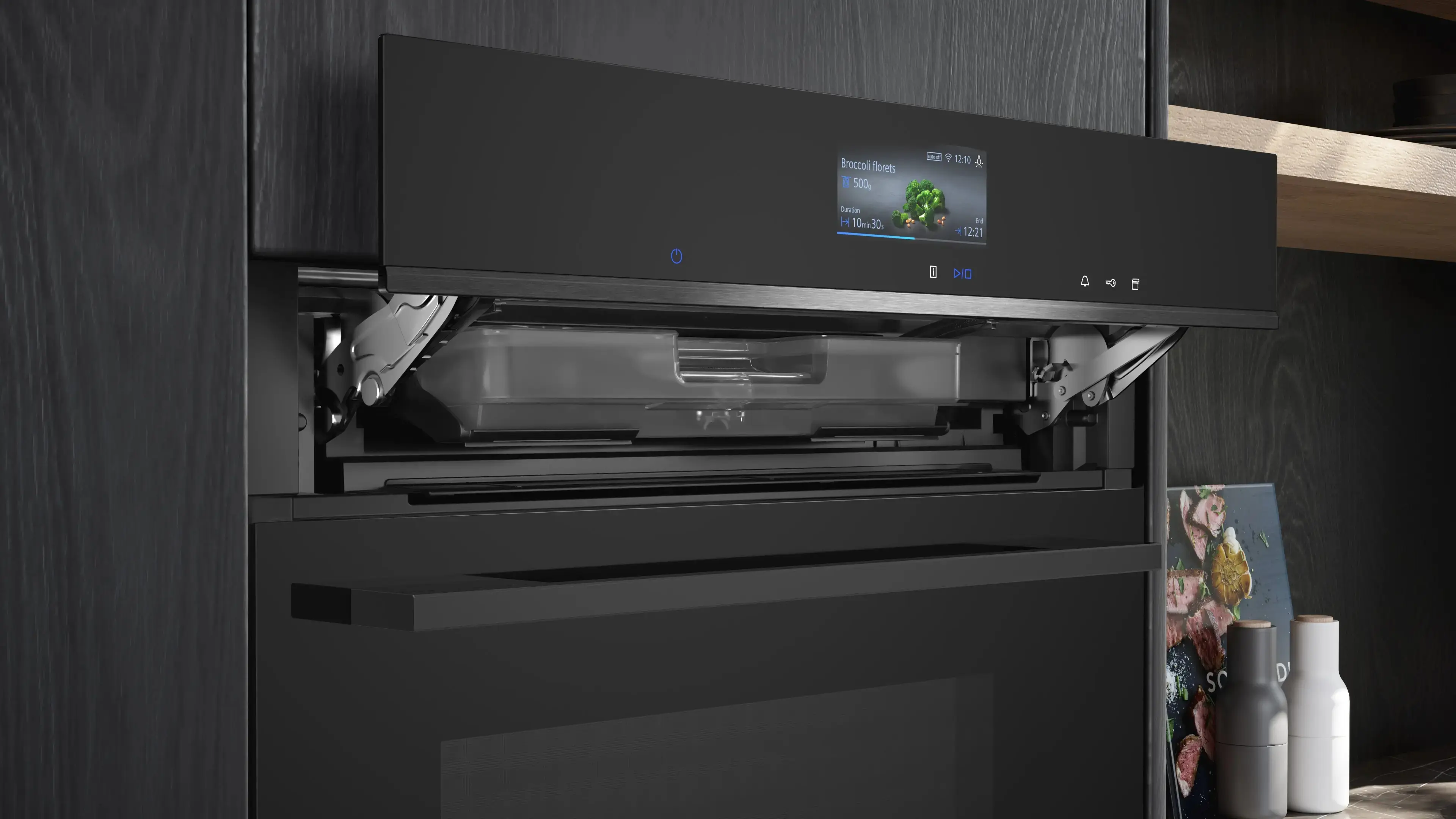 Встраиваемая электрическая духовка Siemens CS736G1B1 (Black) - 4