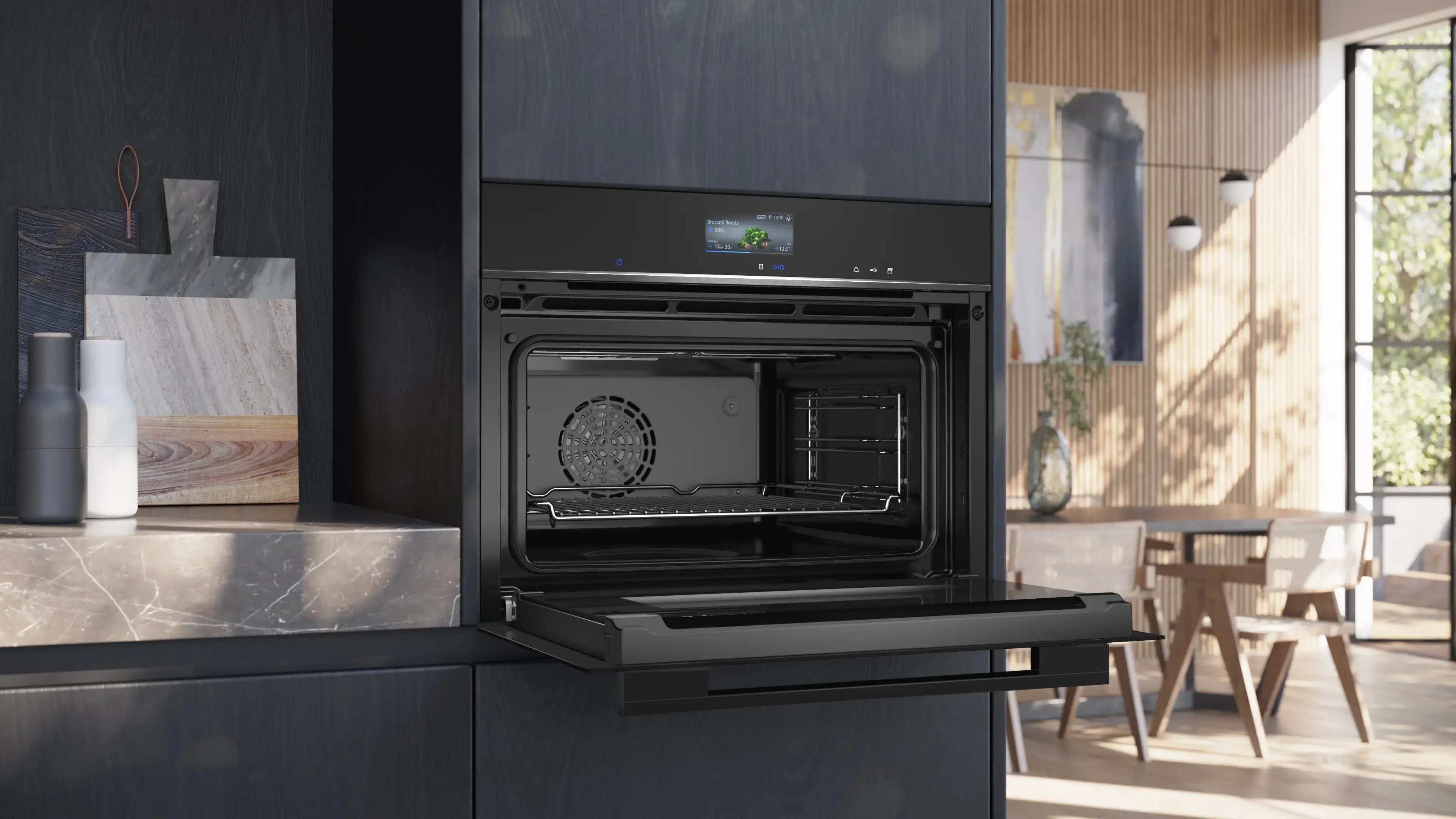 Встраиваемая электрическая духовка Siemens CS736G1B1 (Black) - 5