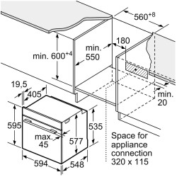 Встраиваемая электрическая духовка Siemens HM736GAB1 (Black) Thumb
