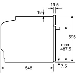 Встраиваемая электрическая духовка Siemens HM736GAB1 (Black) Thumb
