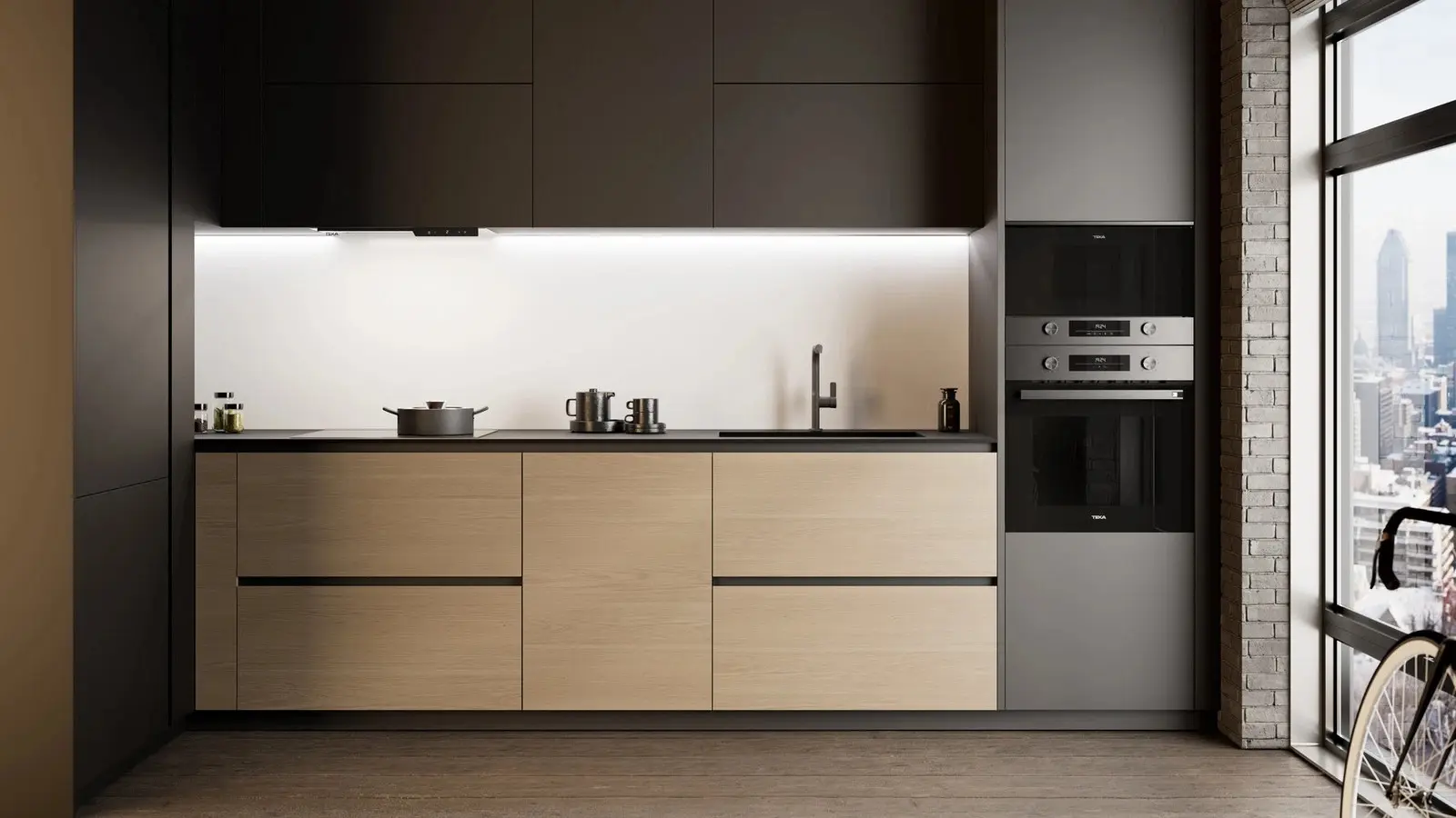 Встраиваемая электрическая духовка Teka NEO HSB 6350 SS (Black/Inox) - 12