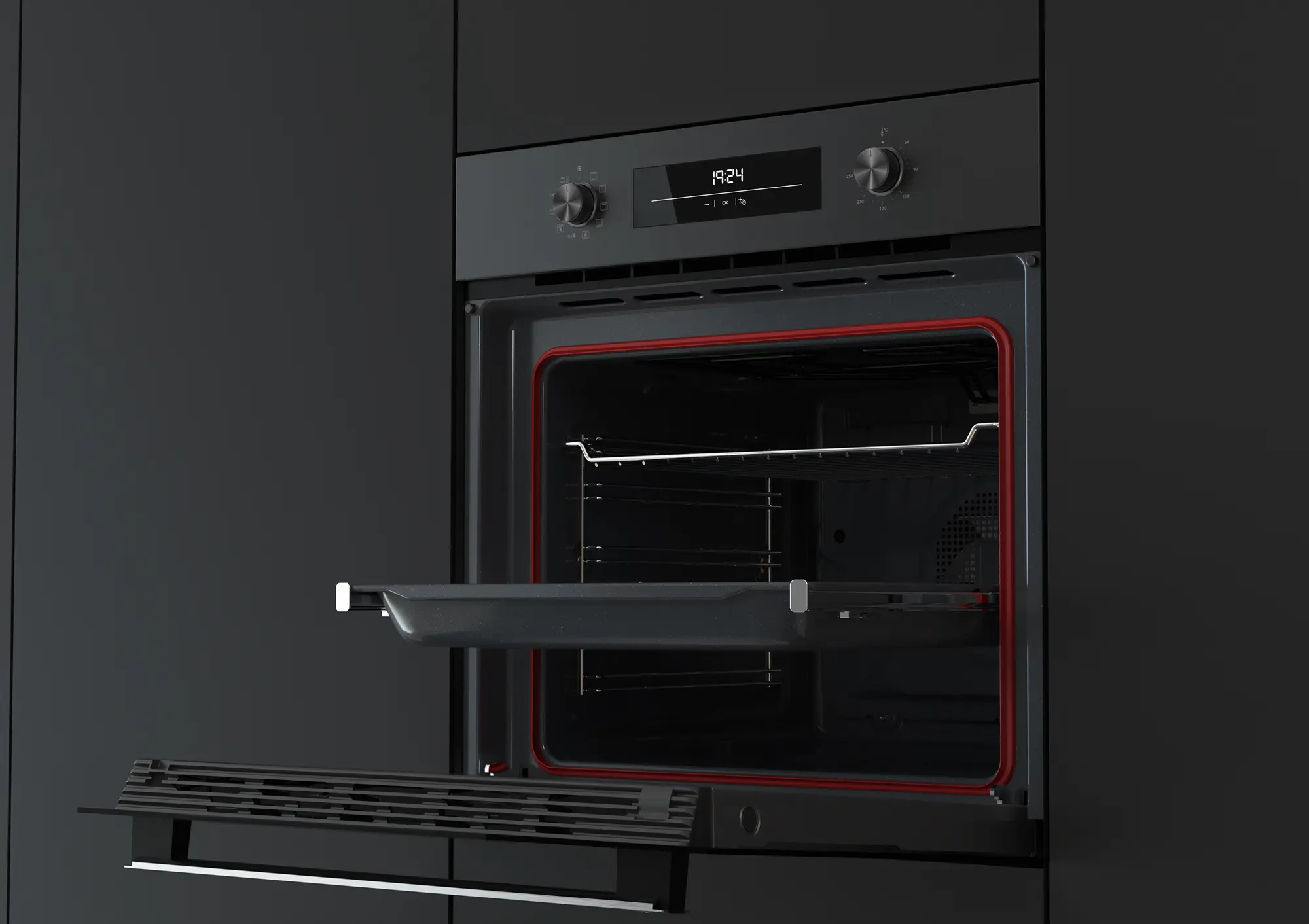 Встраиваемая электрическая духовка Teka Neo HSB 6360 FBK (Black) - 3