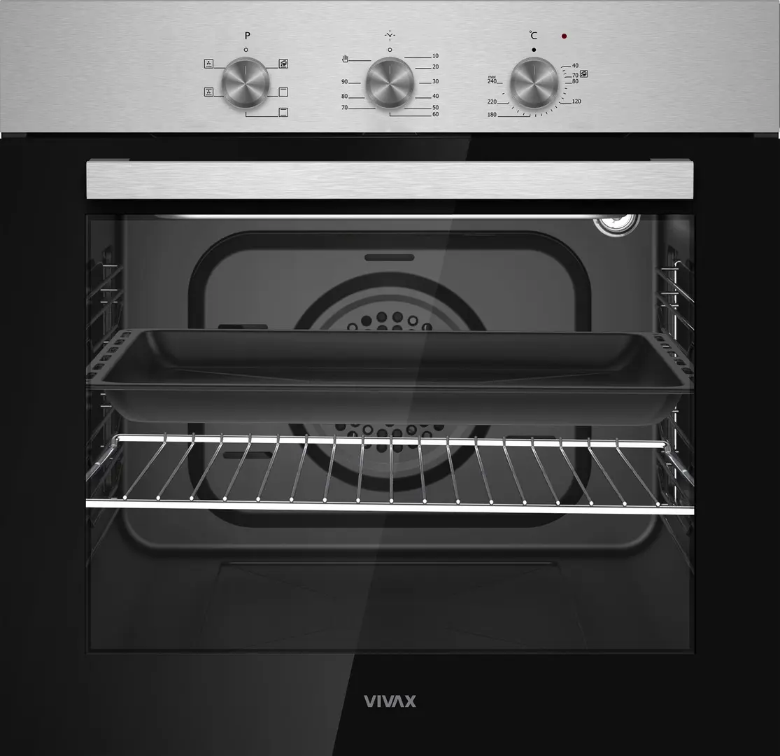 Cuptor electric incorporabil Vivax BO-606FTM X (Inox/Black)