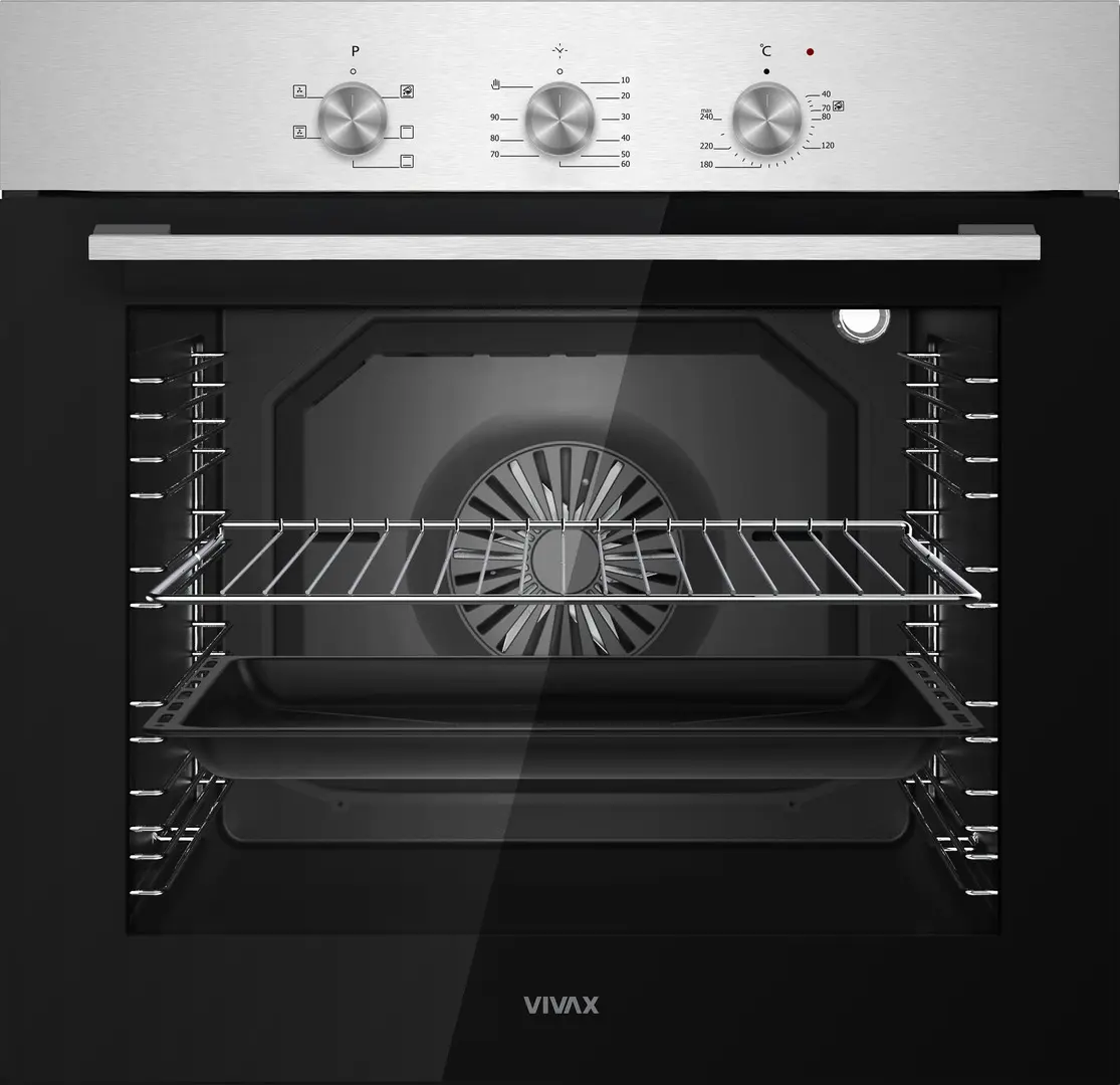 Cuptor electric incorporabil Vivax BO-806BFTM X (Inox/Black)