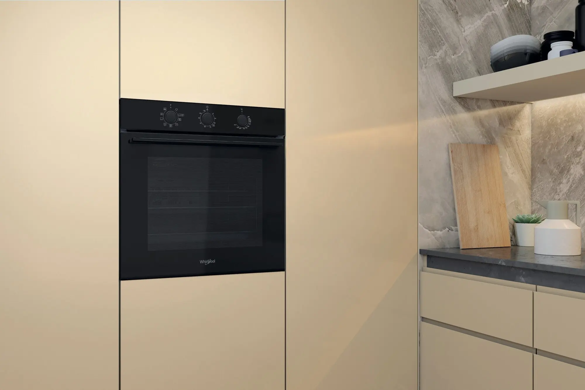 Встраиваемая электрическая духовка Whirlpool OMK38HU0B (Black) - 8