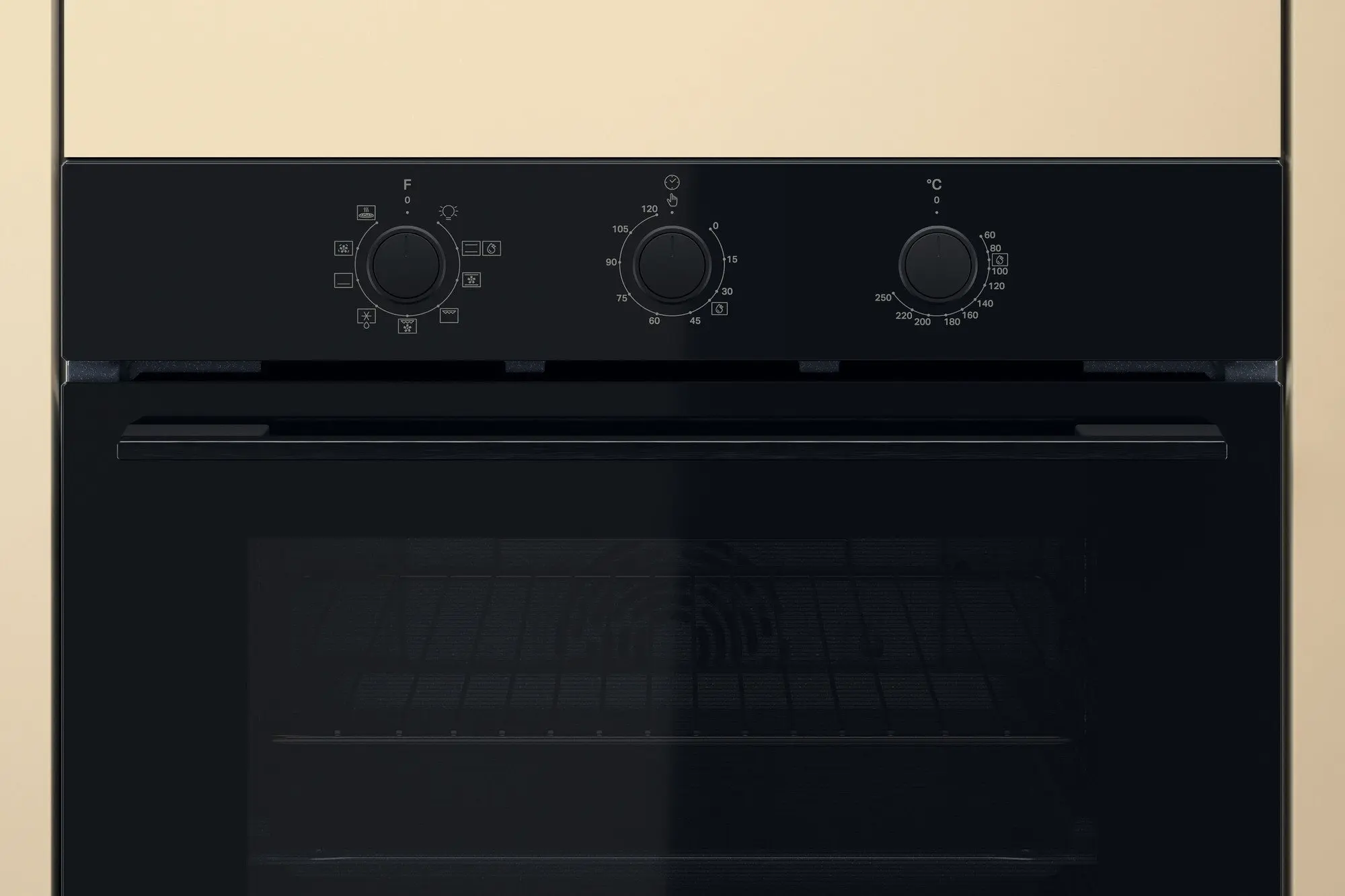 Встраиваемая электрическая духовка Whirlpool OMK38HU0B (Black) - 9