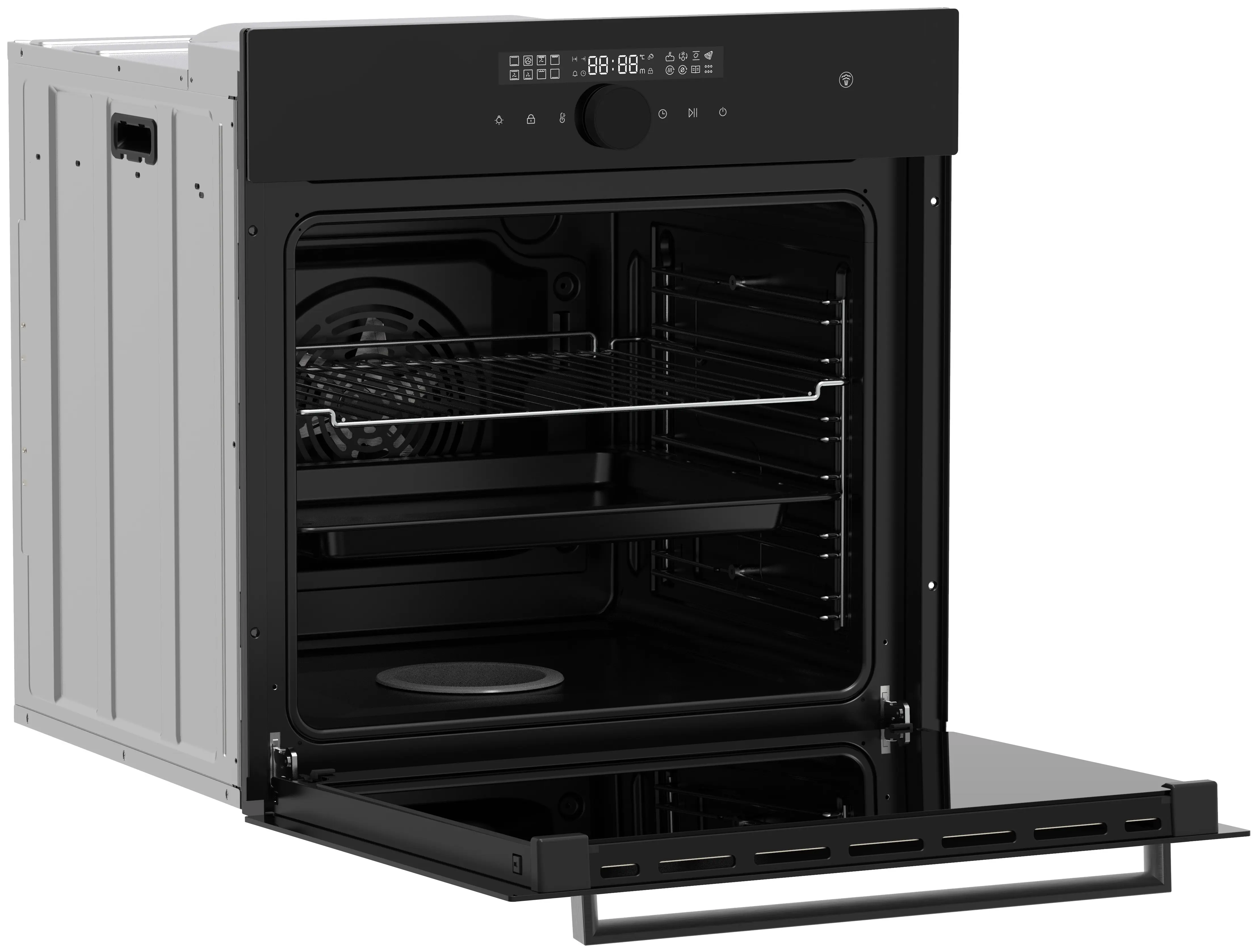 Cuptor electric incorporabil Backer Riki 16 AirSteam BL Matt GL (Black)