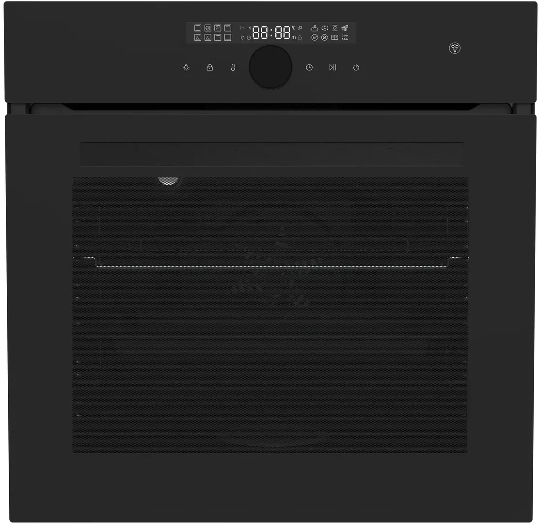 Cuptor electric incorporabil Backer Riki 16 AirSteam BL Matt GL (Black)