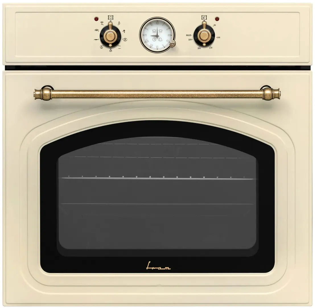 Встраиваемая электрическая духовка Fram FBO-V659GCA-RBG (Cream)
