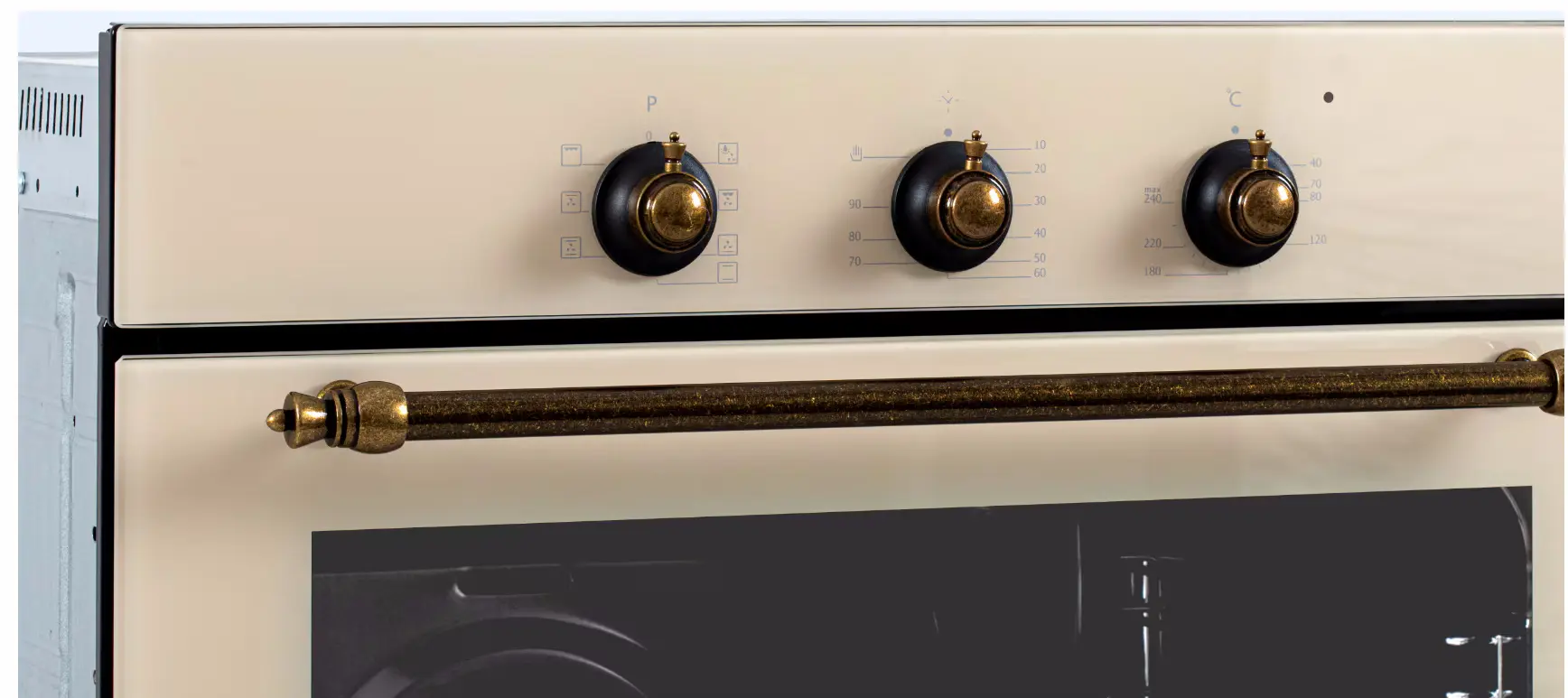 Cuptor electric incorporabil Studio Casa Viva Parma Glass FE660 (Beige)