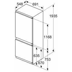 Frigider incorporabil Bosch KBN96NSE0 (White) Thumb