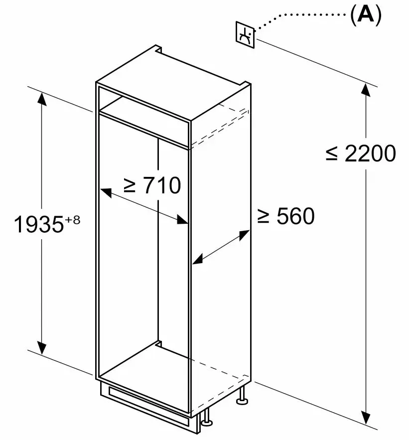 Frigider incorporabil Bosch KBN96VFE0 (White)