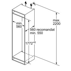 Встраиваемый холодильник Bosch KIF86PFE0 (White) Thumb