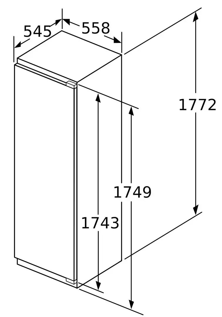 Frigider incorporabil Bosch KIL82AFF0 (White)