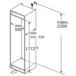 Frigider incorporabil Bosch KIL82AFF0 (White) Thumb