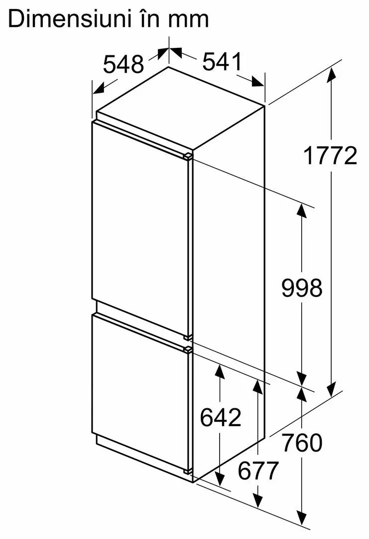 Frigider incorporabil Bosch KIN86NSE0 (White)
