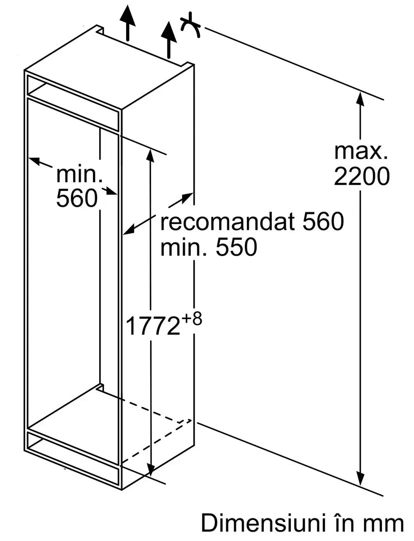 Frigider incorporabil Bosch KIN86NSE0 (White)