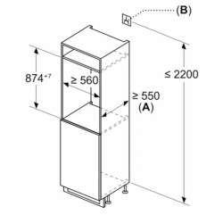 Встраиваемый холодильник Bosch Series 4 KIL22VFE0 (White) Thumb