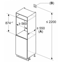 Frigider incorporabil Bosch Series 4 KIR21VFE0 (White) Thumb