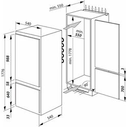 Встраиваемый холодильник Hansa BK316.3AA (White) Thumb